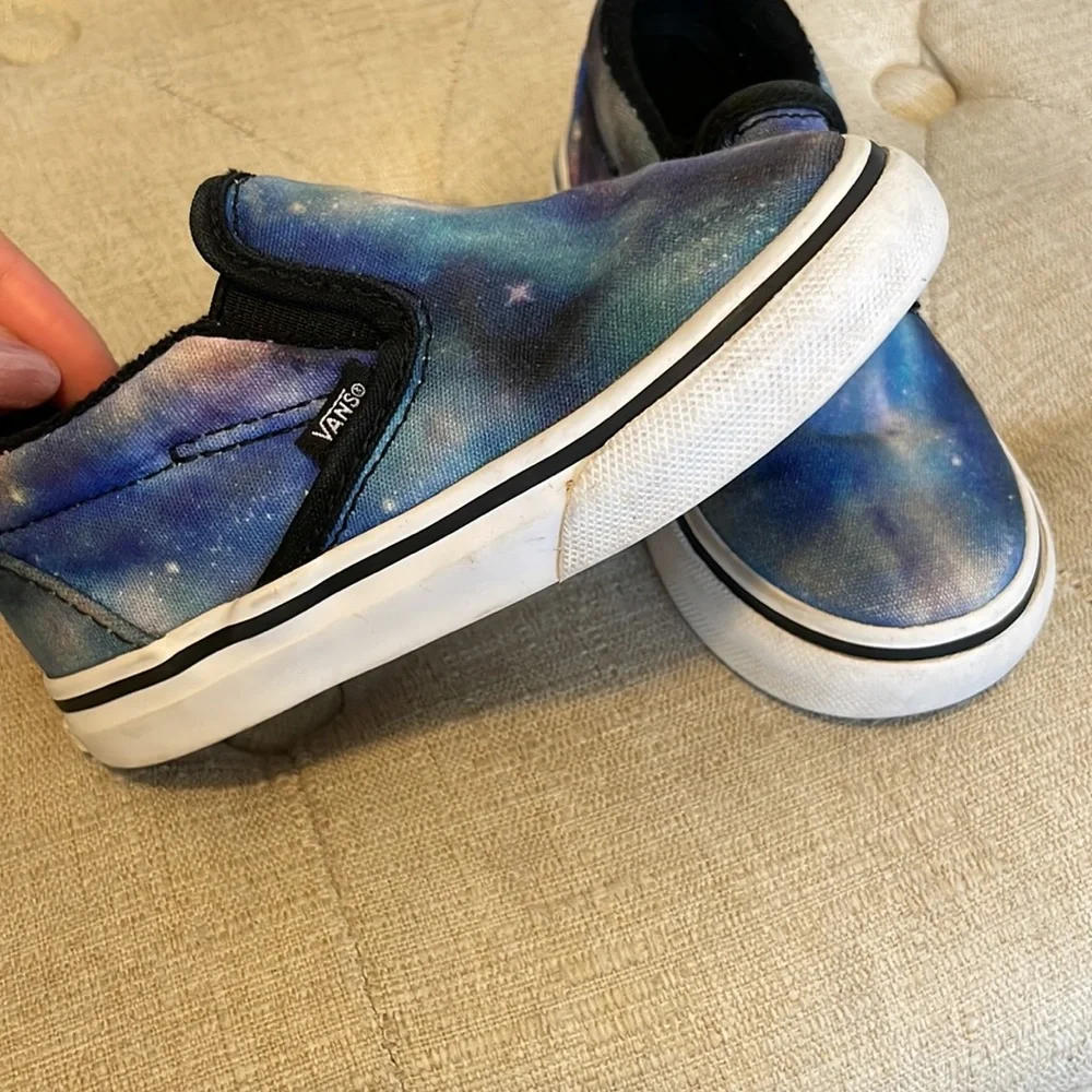 Vans Kids Galaxy Sneakers - Blue and Purple - Picture 2 of 5